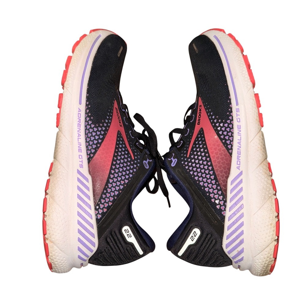 Brooks Adrenaline GTS 22 Women‎ 9.5 Running Shoe Blue/Pink Supportive Stability